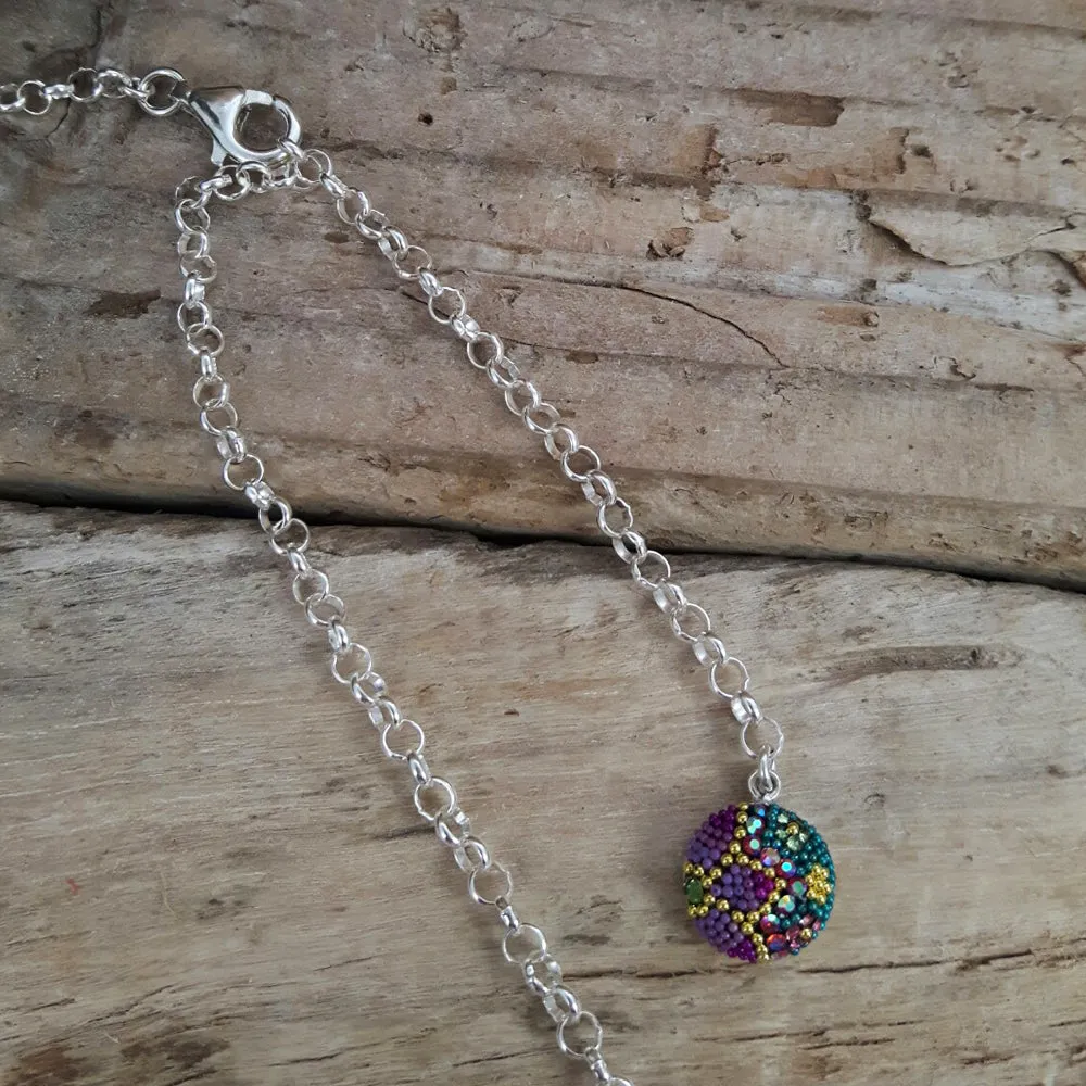 Allegra Galactic Butterfly Ombre Choker