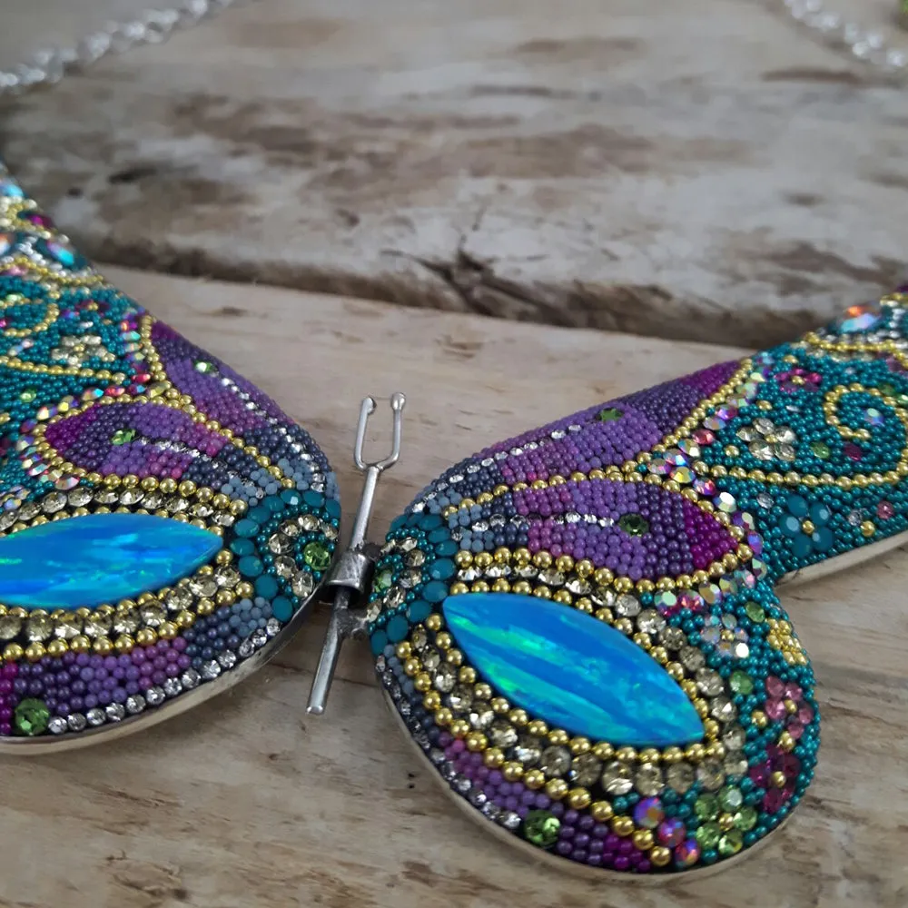 Allegra Galactic Butterfly Ombre Choker