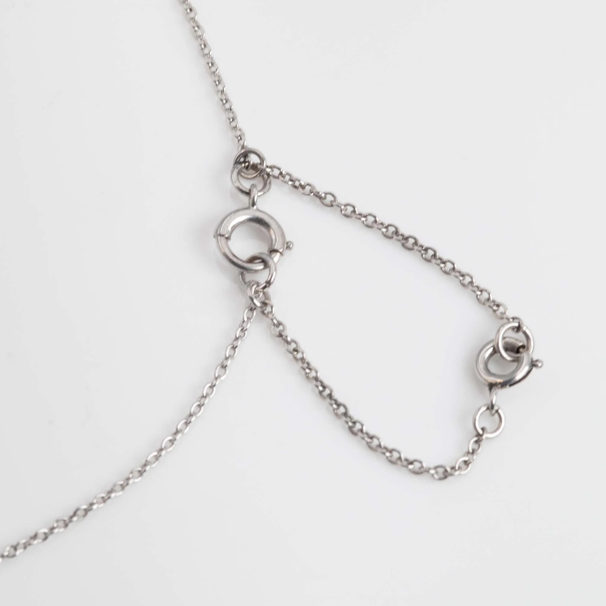 Art Deco 18ct White Gold Opal and Diamond Pendant