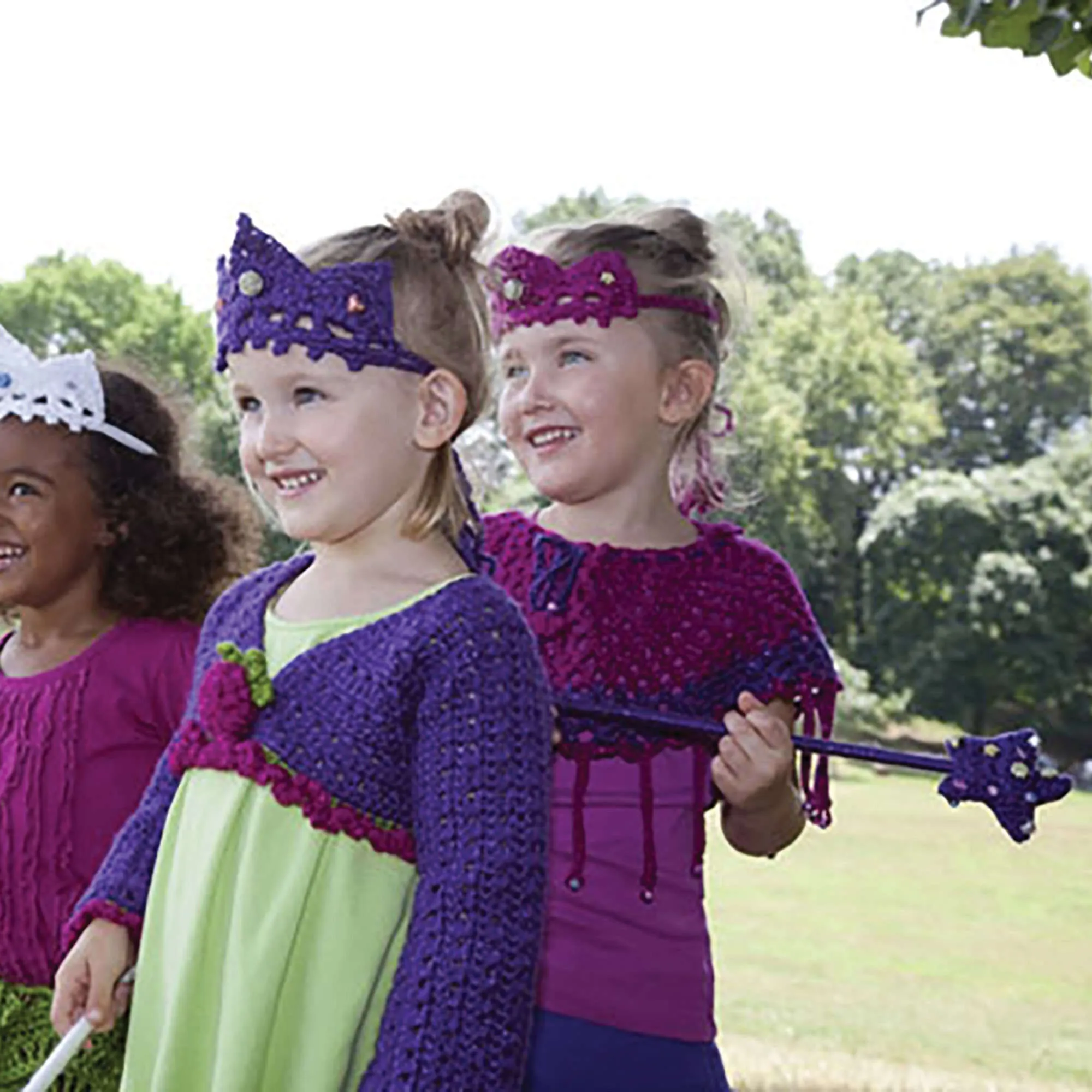 Caron Crochet Princess Wand & Tiara