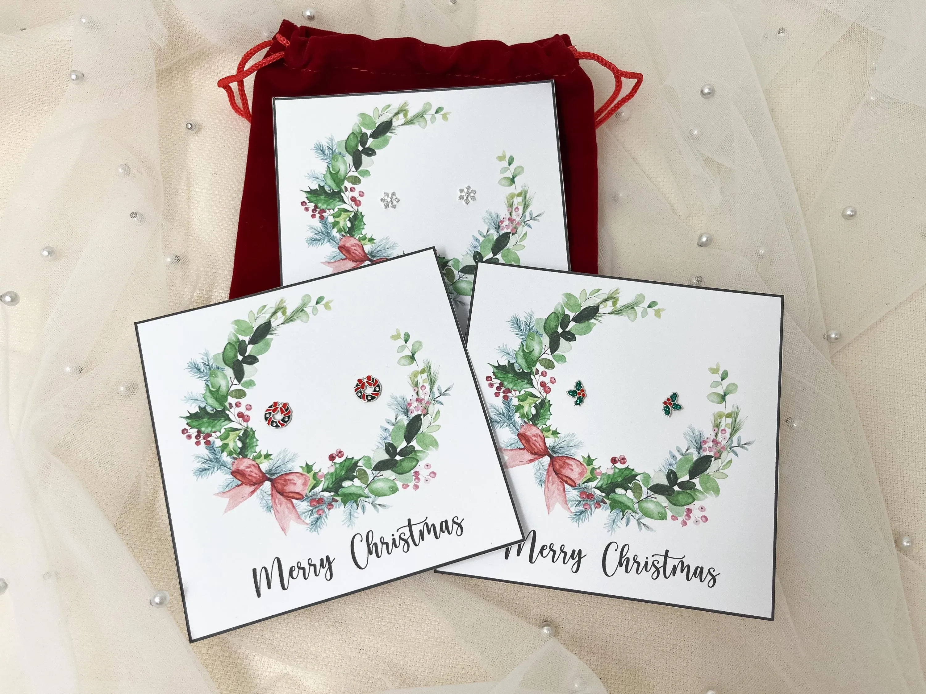 Christmas Earrings | Snowflake Earrings | Stocking Filler Gifts | Secret Santa Gift | Jewellery