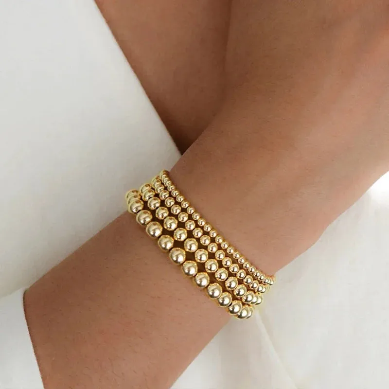 Classic Bead Gold Filled Bracelet