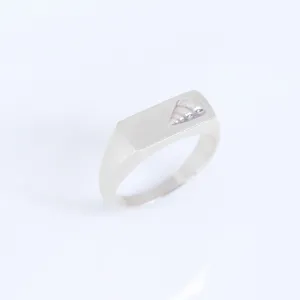Conch Shell Signet Ring silver