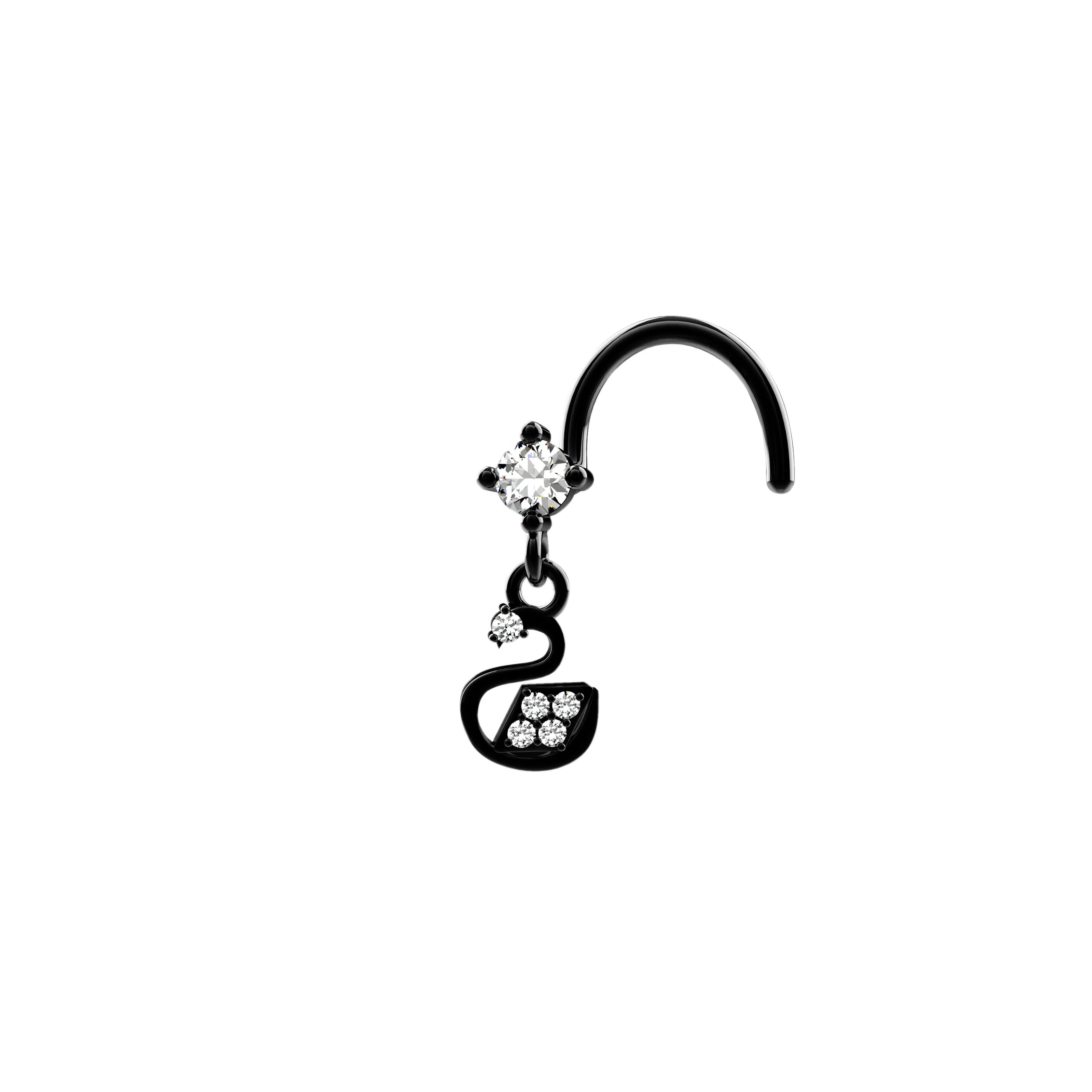 Dangle Duck Nose Stud – Cute Nose Piercing Jewelry for Women