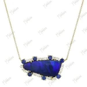 Deep and Divine Multi Stone Necklace