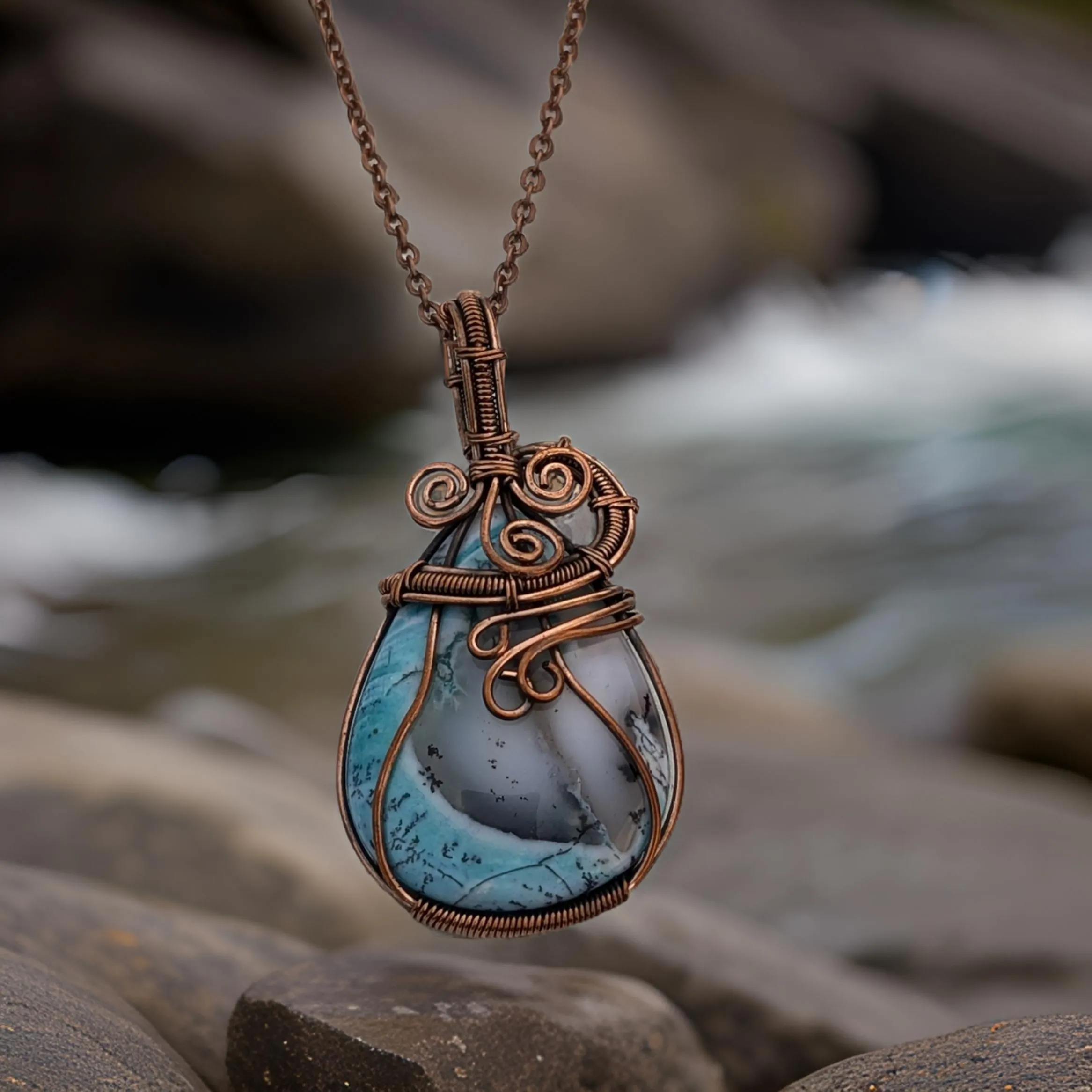 Dendrite Opal - Necklace