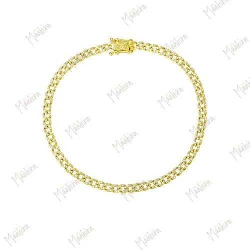 Diamond Cuban Link Bracelet 6.5"
