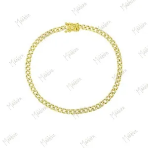 Diamond Cuban Link Bracelet 6.5"