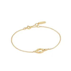 Gold Wave Bracelet