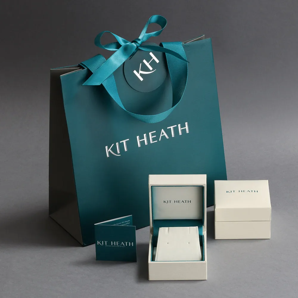 Kit Heath Marina Rope Bar Link Stud Hoop Earrings