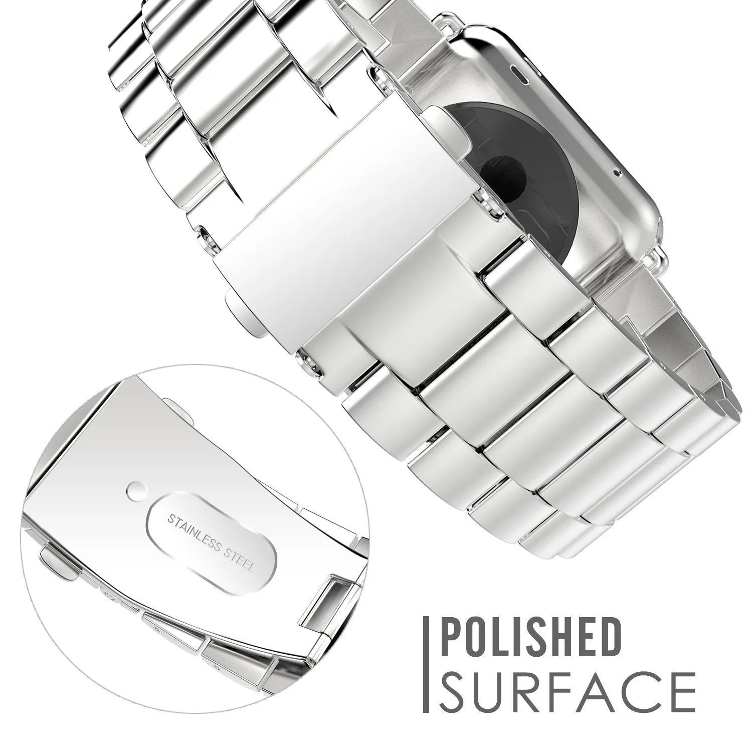 Link Bracelet Luxury-Premium Steel Adjustable Wristband Series 7 6 5 4