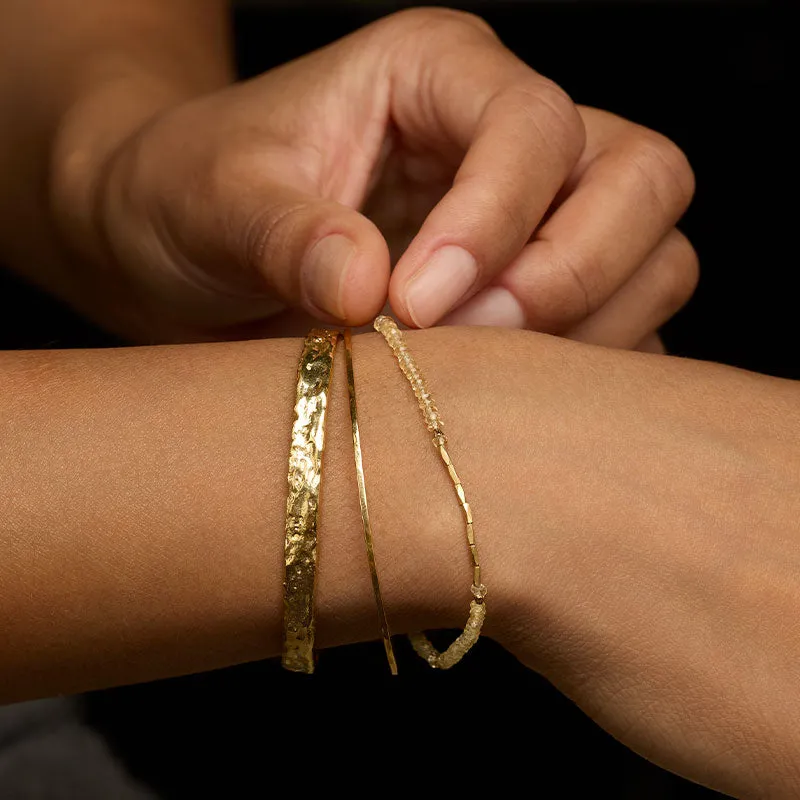 Sierra Bracelet, Citrine, Gold