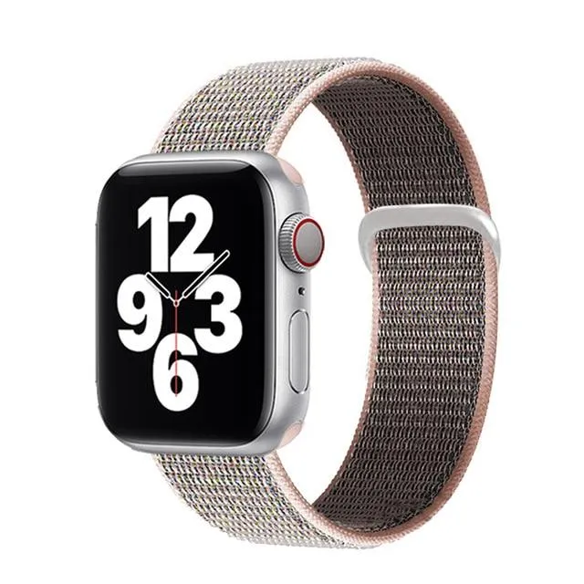 Sport Loop Strap Series 7 6 5 Elastic Nylon Bracelet iWatch Wristband