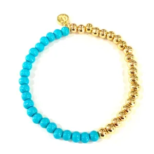 St. Croix Duo Stretch Bracelet Turquoise