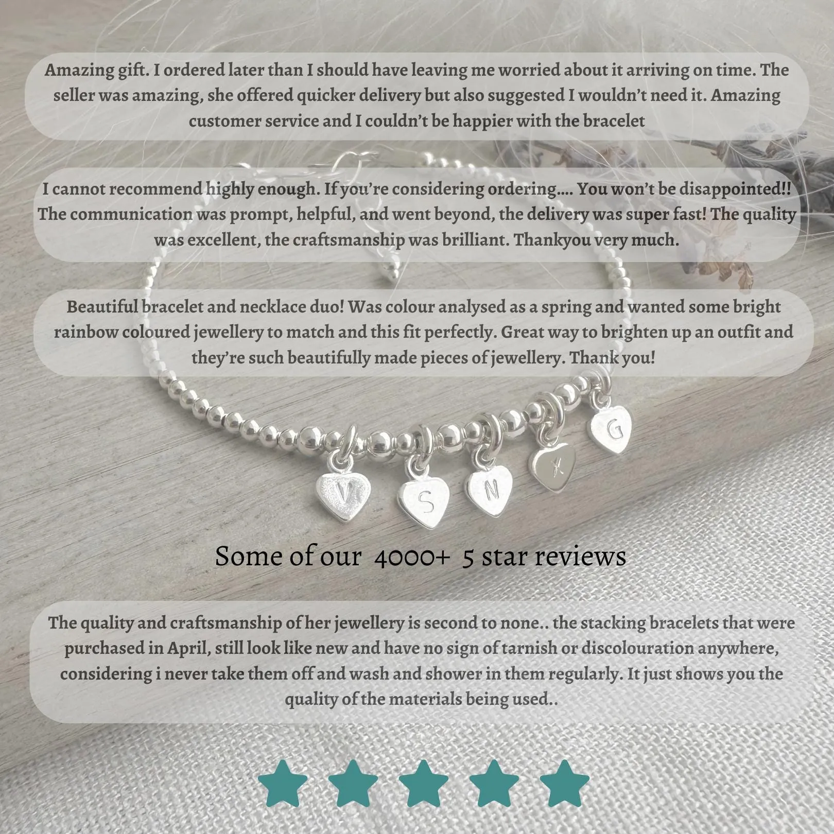 Sterling Silver 4mm Bead Bracelet, Silver Bracelet Women