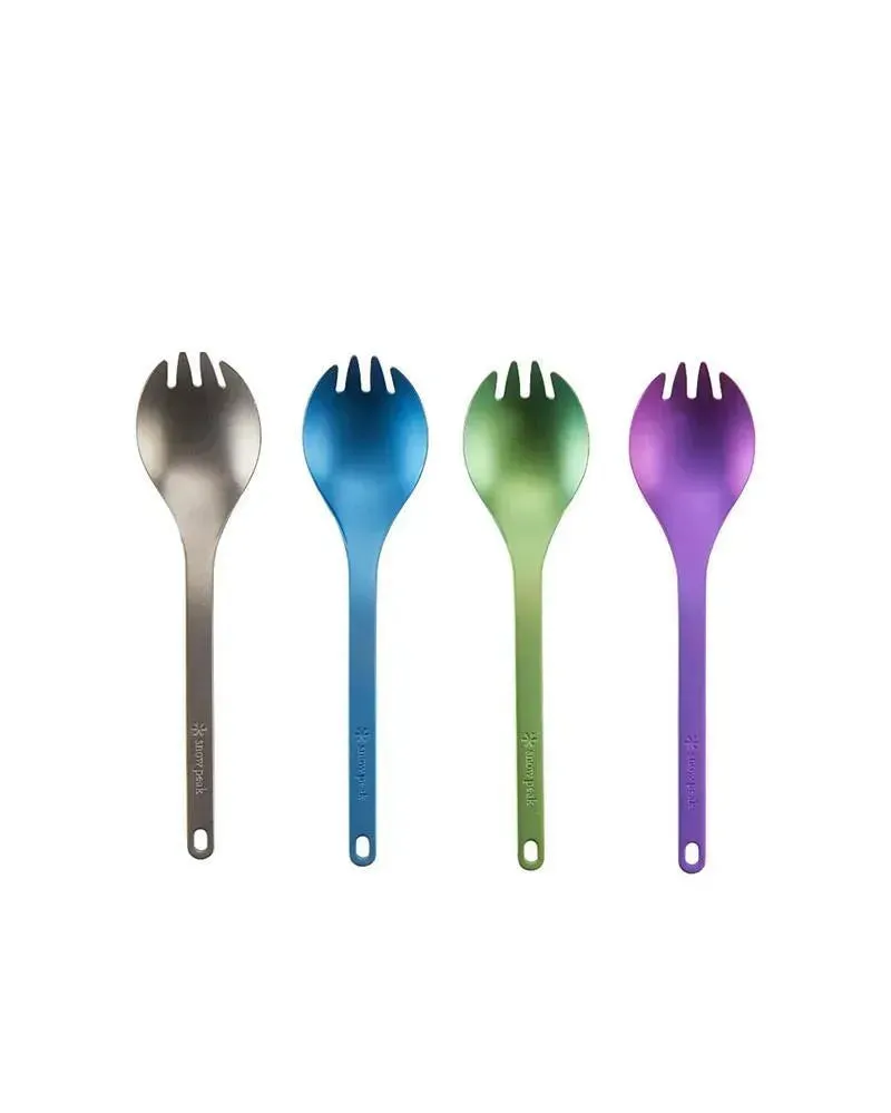 Titanium Spork - Blue Anodized
