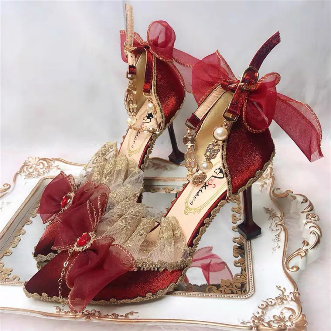 Vintage Glamorous Princess High Heels